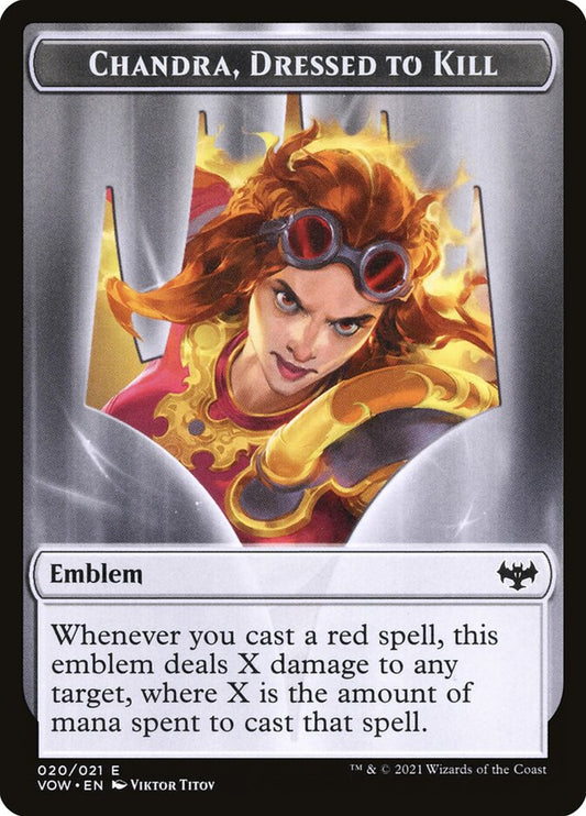 Chandra, Dressed to Kill Emblem - TVOW 20