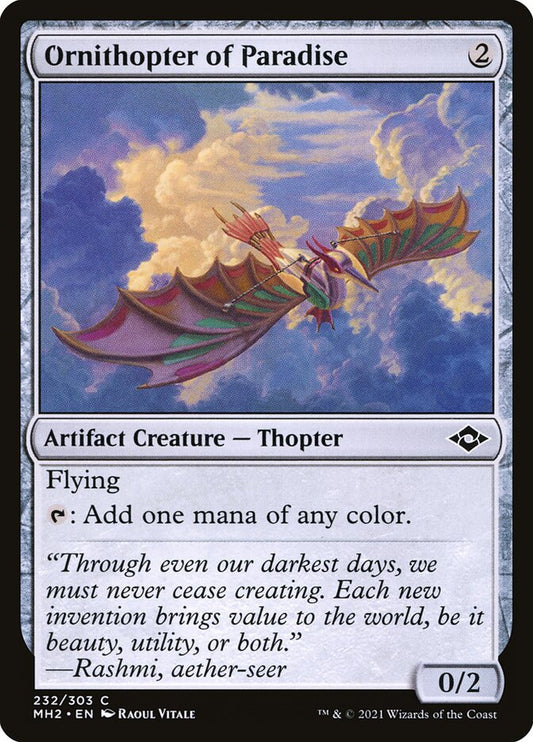 Ornithopter of Paradise - MH2 232