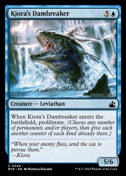 Kiora's Dambreaker - RVR 48  (Foil)