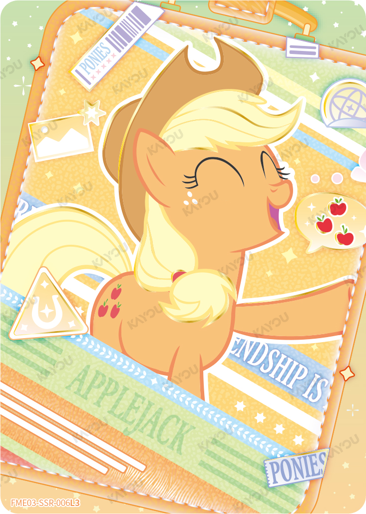 Applejack FME03-SSR-006L3 Fun Moments Series 3 trading card