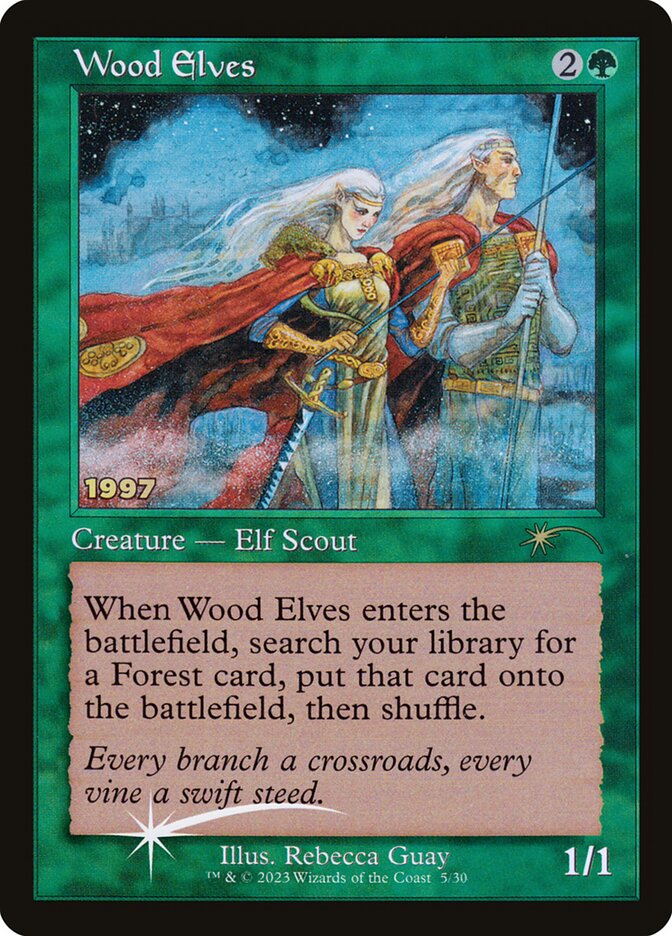 Wood Elves - P30A 5  (Foil)