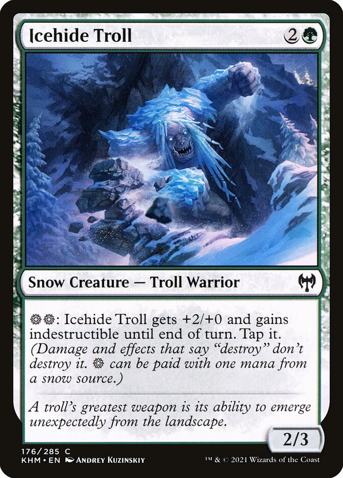 Icehide Troll - Kaldheim 176