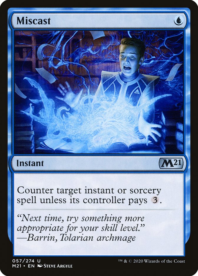 Miscast - Core Set 2021 57 (Foil)
