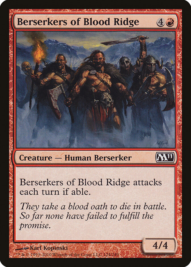 Berserkers of Blood Ridge - Magic 2011 124 (Foil)