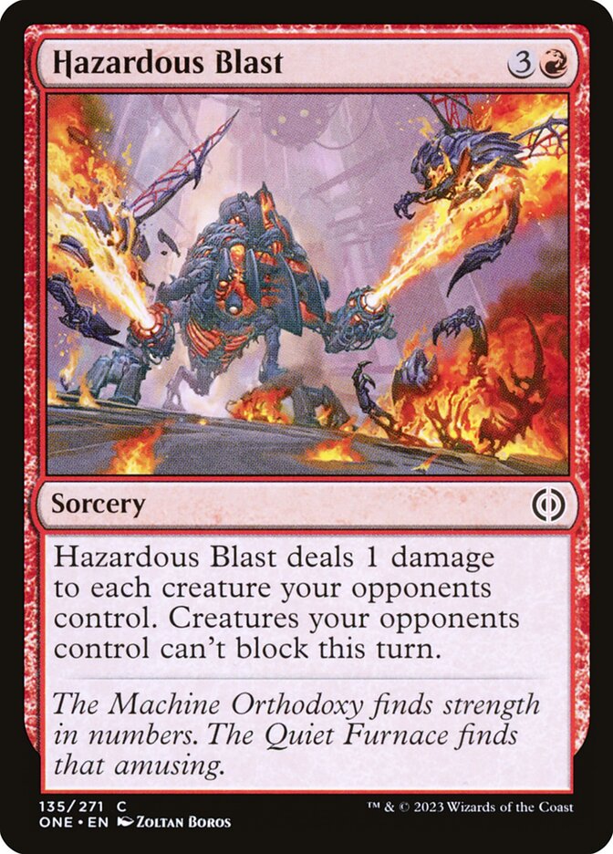 Hazardous Blast - Phyrexia: All Will Be One 135