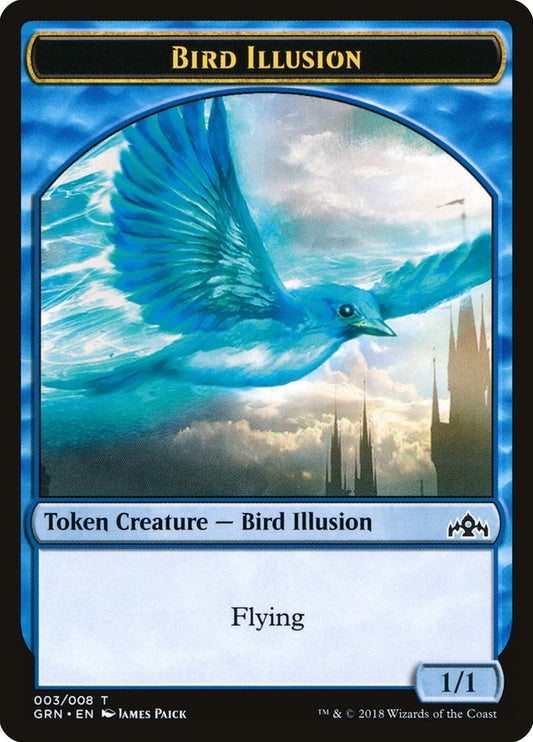 Bird Illusion - Guilds of Ravnica Tokens 3