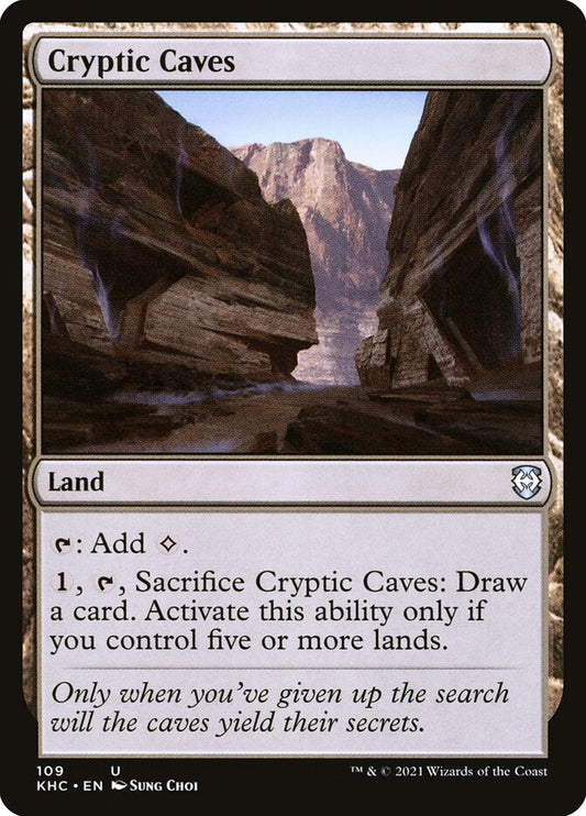 Cryptic Caves - KHC 109