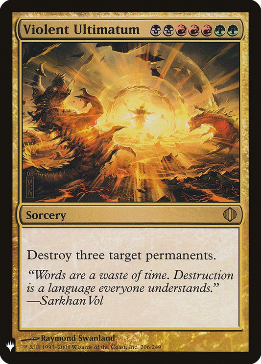 Violent Ultimatum - The List ALA-206