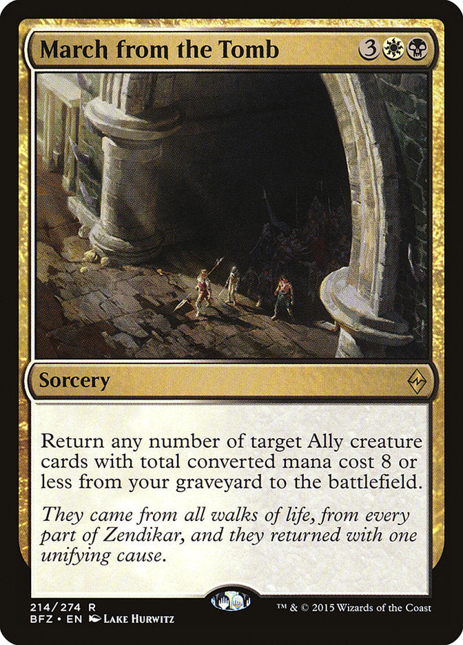 March from the Tomb - BFZ 214