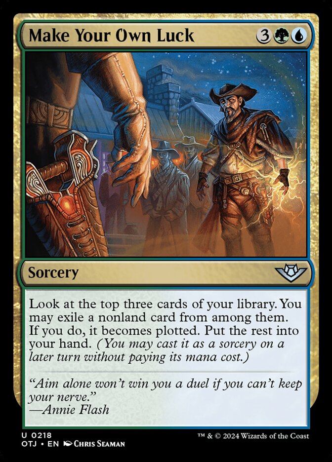 Make Your Own Luck - Outlaws of Thunder Junction 218