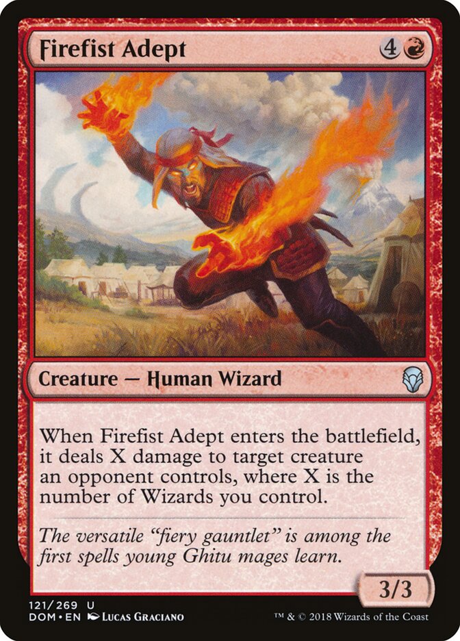 Firefist Adept - Dominaria 121 (Foil)