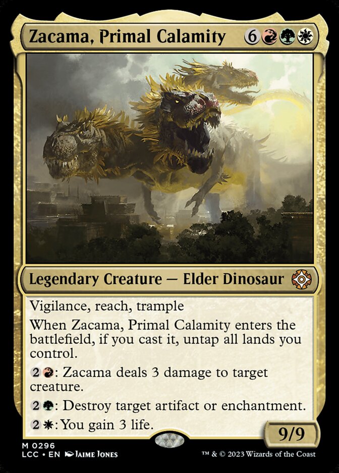 Zacama, Primal Calamity - The Lost Caverns of Ixalan Commander 296