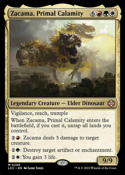 Zacama, Primal Calamity - The Lost Caverns of Ixalan Commander 296