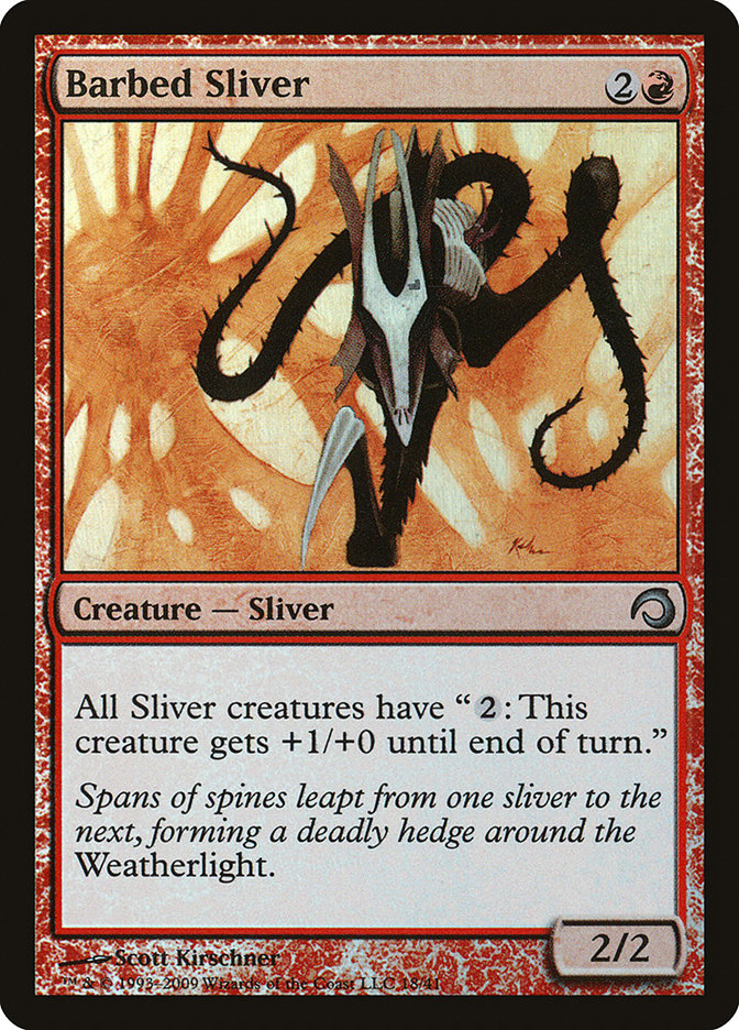 Barbed Sliver - H09 18  (Foil)