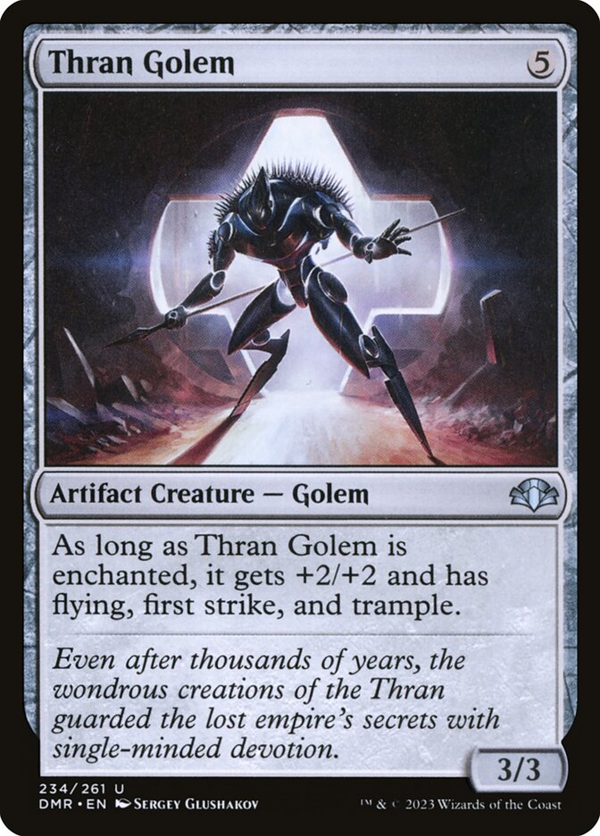 Thran Golem - Dominaria Remastered 234 (Foil)