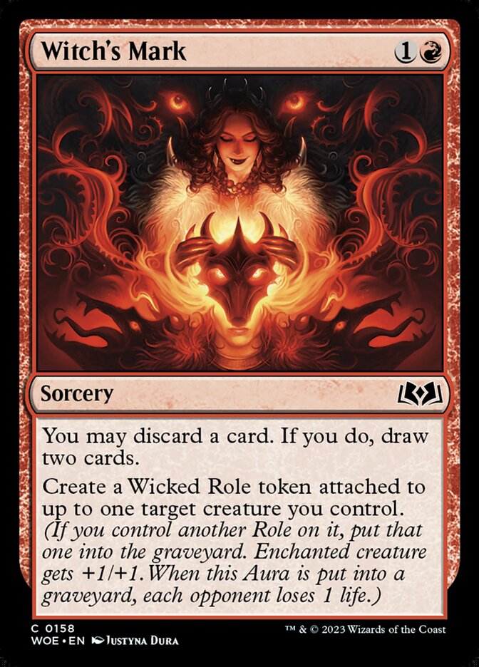 Witch's Mark - Wilds of Eldraine 158