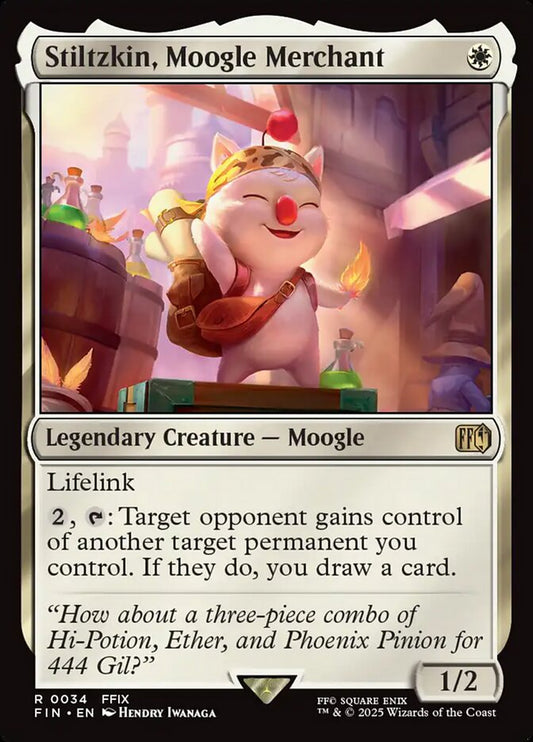 Stiltzkin, Moogle Merchant - FIN 34