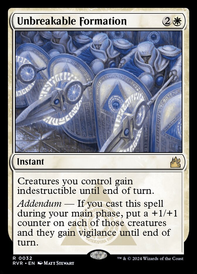 Unbreakable Formation - RVR 32  (Foil)