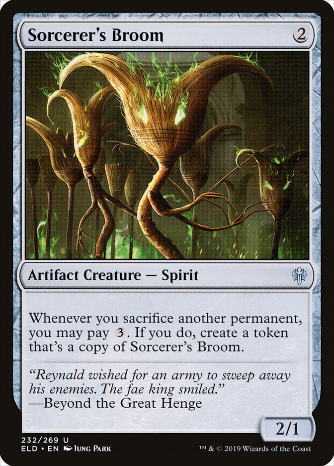 Sorcerer's Broom - Throne of Eldraine 232 (Foil)