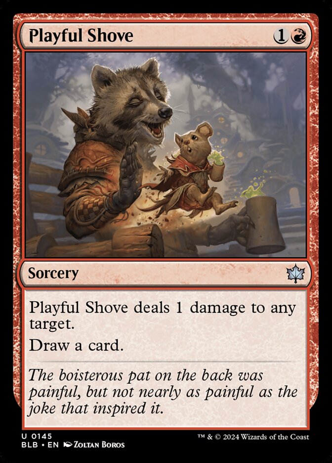 Playful Shove - Bloomburrow 145