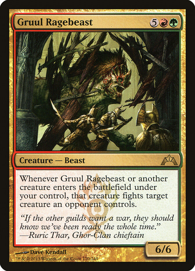 Gruul Ragebeast - Gatecrash 170