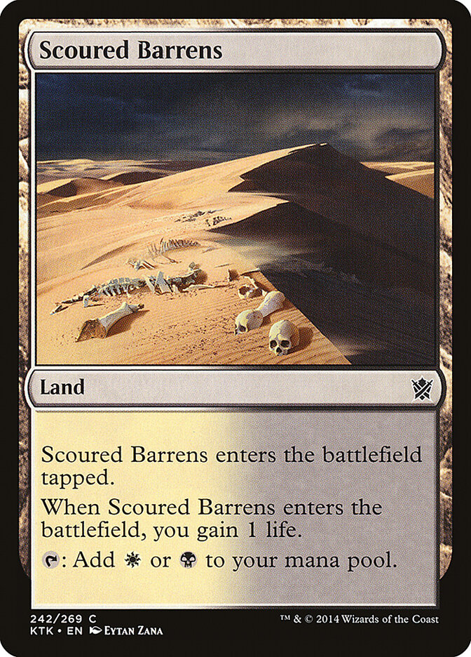 Scoured Barrens - Khans of Tarkir 242