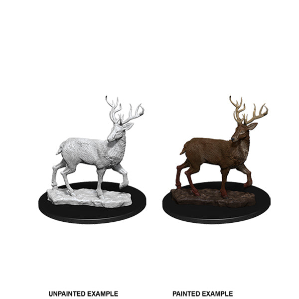 Wizkids Deep Cuts Miniatures: Unpainted Minis - Stag