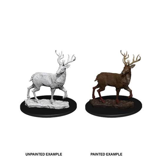 Wizkids Deep Cuts Miniatures: Unpainted Minis - Stag
