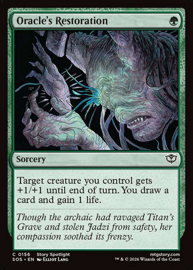 Oracle's Restoration - Secrets of Strixhaven 156