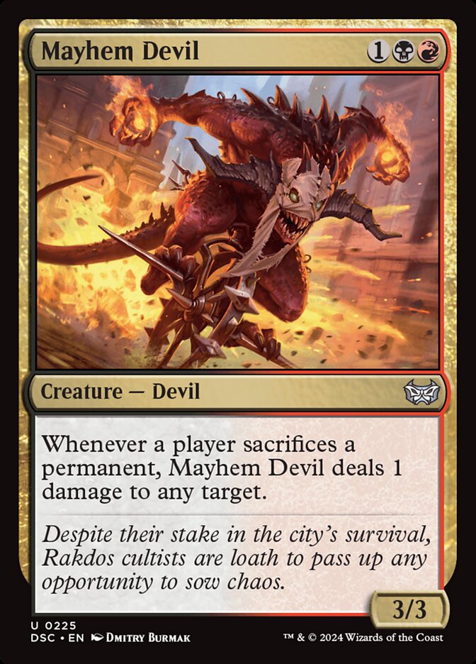 Mayhem Devil - Commander: Duskmourn: House of Horror 225