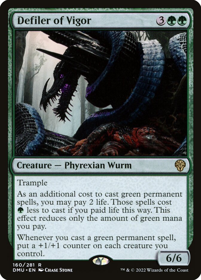 Defiler of Vigor - DMU 160  (Foil)