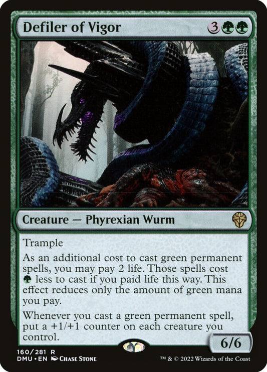 Defiler of Vigor - DMU 160  (Foil)