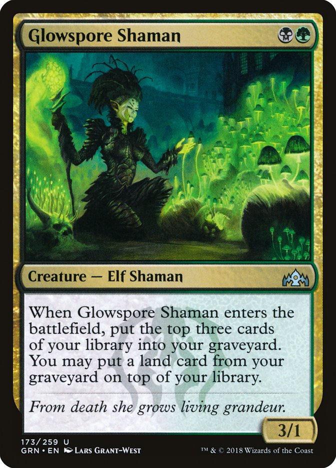 Glowspore Shaman - Guilds of Ravnica 173