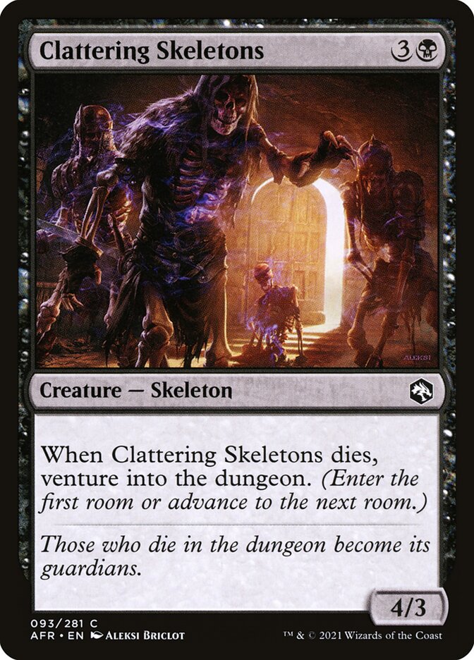 Clattering Skeletons - Adventures in the Forgotten Realms 93 (Foil)