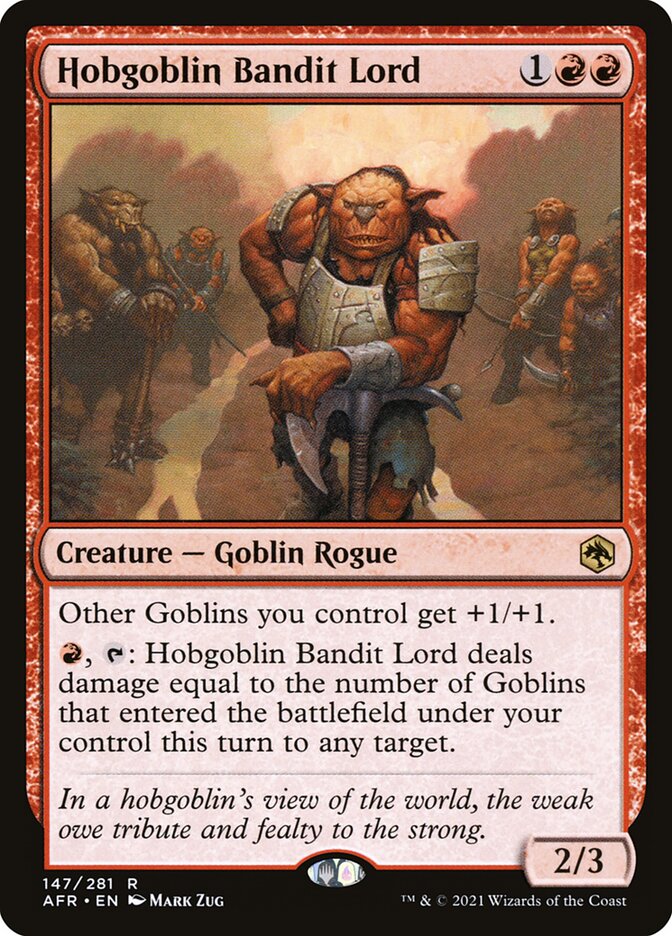 Hobgoblin Bandit Lord - AFR 147