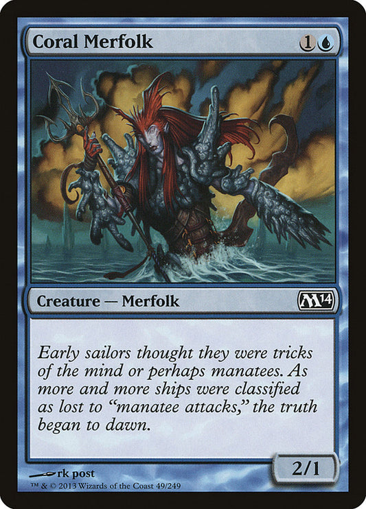 Coral Merfolk - M14 49  (Foil)