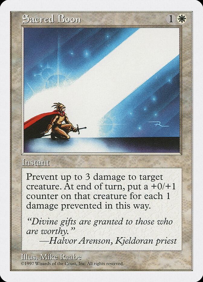 Sacred Boon - Fifth Edition
