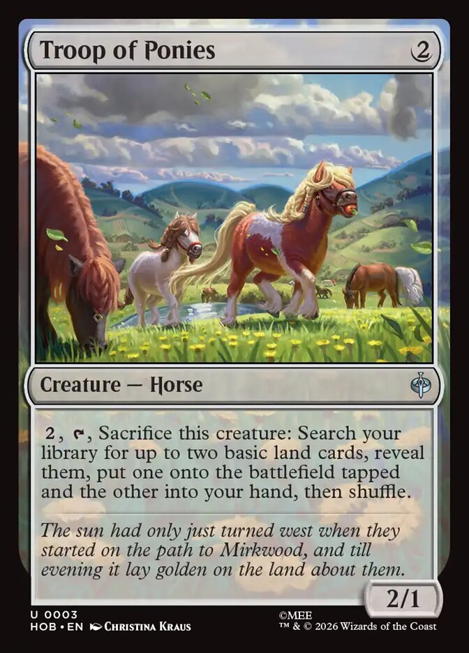 Troop of Ponies - The Hobbit 3