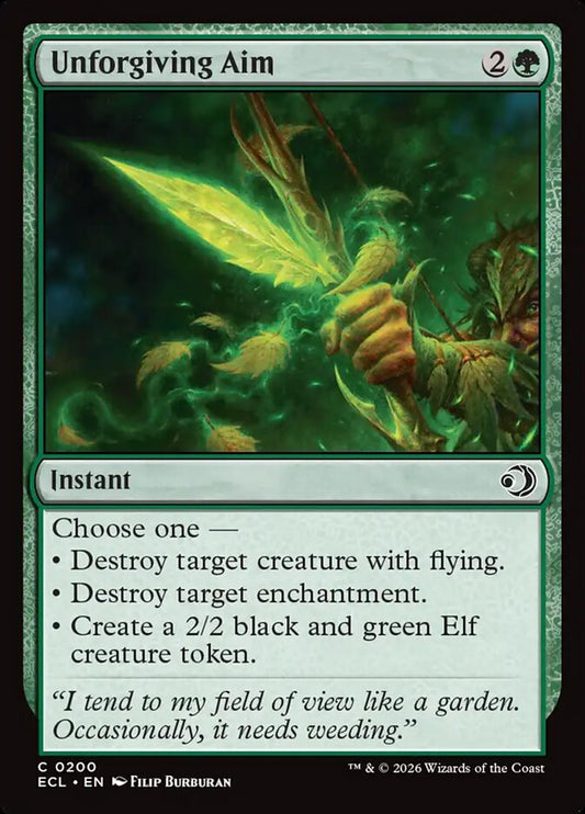 Unforgiving Aim - ECL 200  (Foil)
