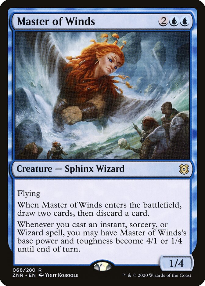 Master of Winds - Zendikar Rising 68 (Foil)