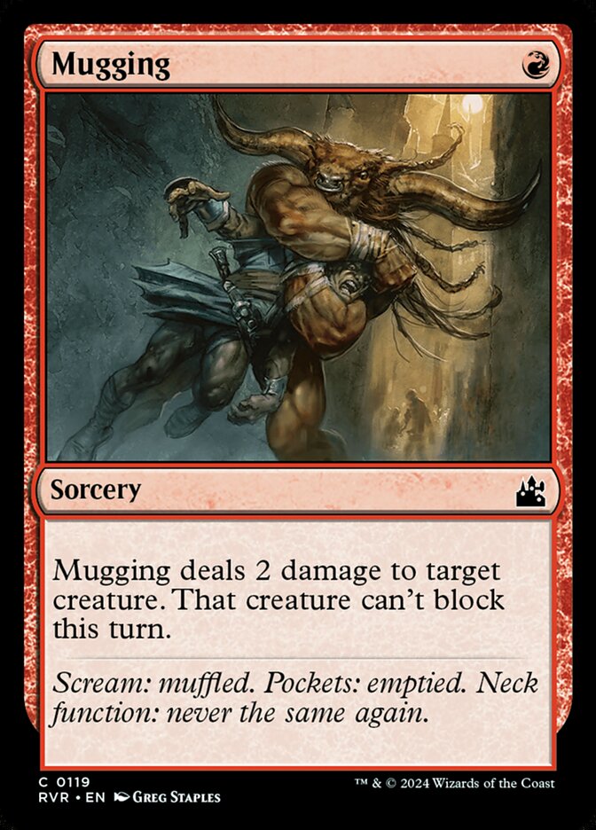 Mugging - Ravnica Remastered 119 (Foil)