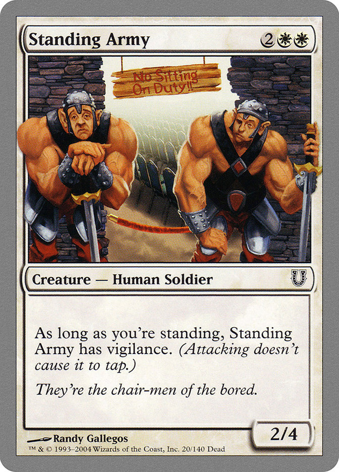 Standing Army - UNH 20