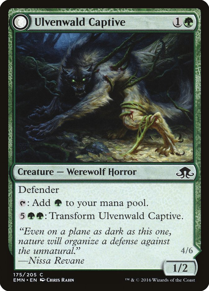 Ulvenwald Captive // Ulvenwald Abomination - EMN 175  (Foil)