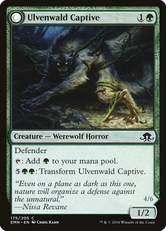 Ulvenwald Captive // Ulvenwald Abomination - EMN 175  (Foil)