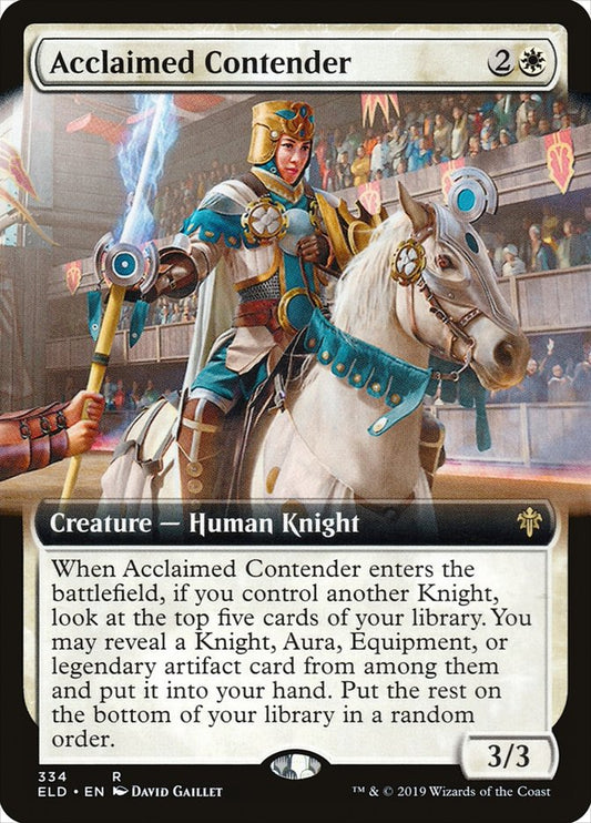 Acclaimed Contender - Throne of Eldraine 334 (Foil)