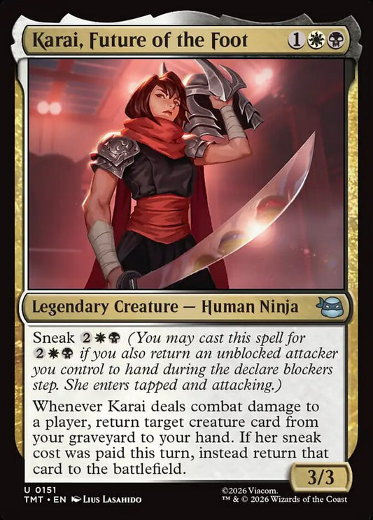 Karai, Future of the Foot - TMT 151