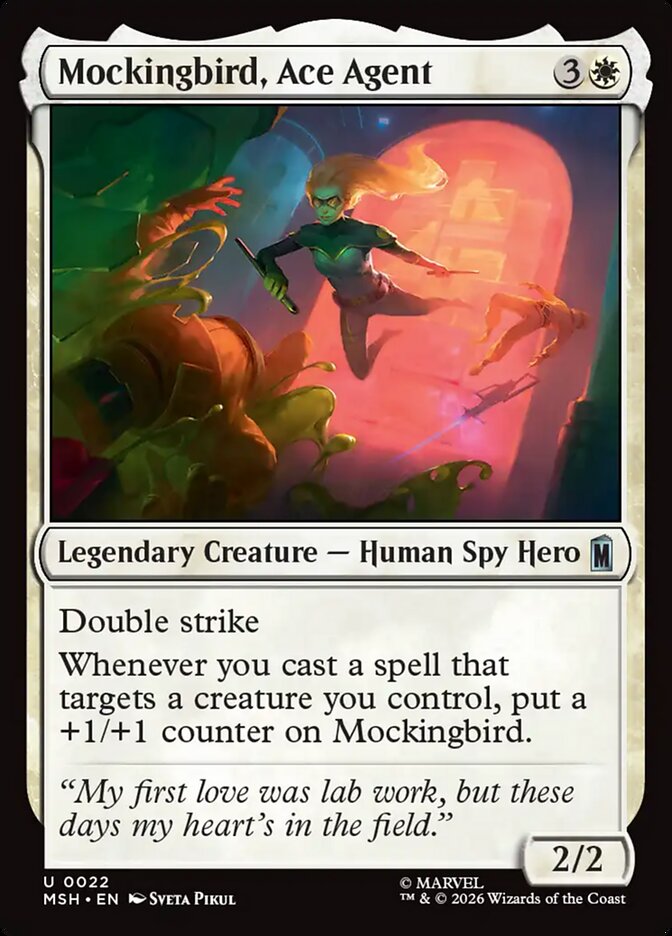 Mockingbird, Ace Agent - Marvel Super Heroes 22 (Foil)