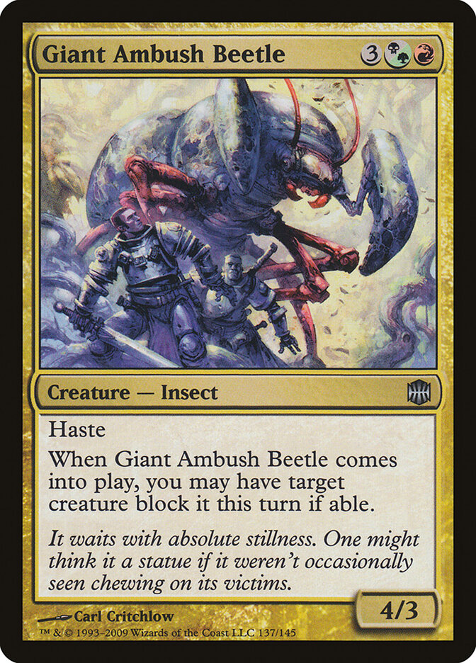 Giant Ambush Beetle - Alara Reborn 137
