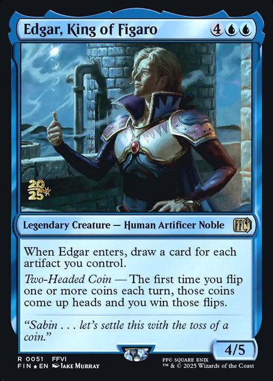 Edgar, King of Figaro - PFIN 51s  (Foil)