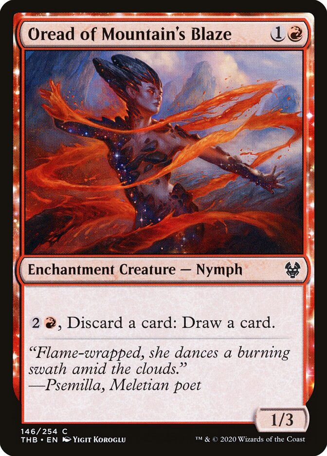 Oread of Mountain's Blaze - Theros Beyond Death 146